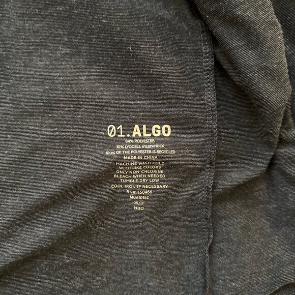 Algo Performance Fabric Long Sleeve Collared Shirt Medium - Picture 2 of 3